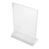 Clear Acrylic Table Tent Card Holder with Custom Insert
